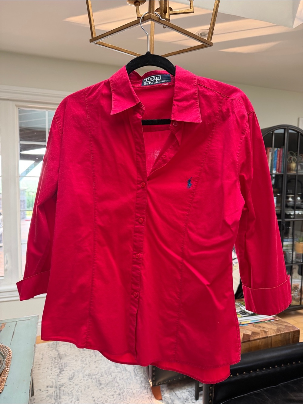 Polo by Ralph Lauren Bright Red Button-Down Shirt